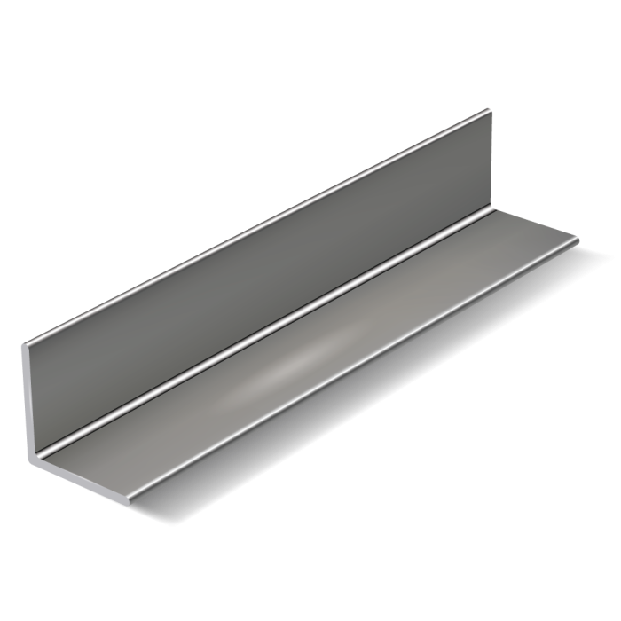 Profil L  - hliník - EN AW 6082