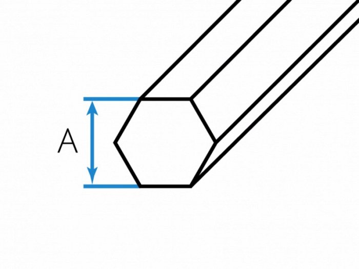 Tyč šesťhranná  - hliník - EN AW  2007